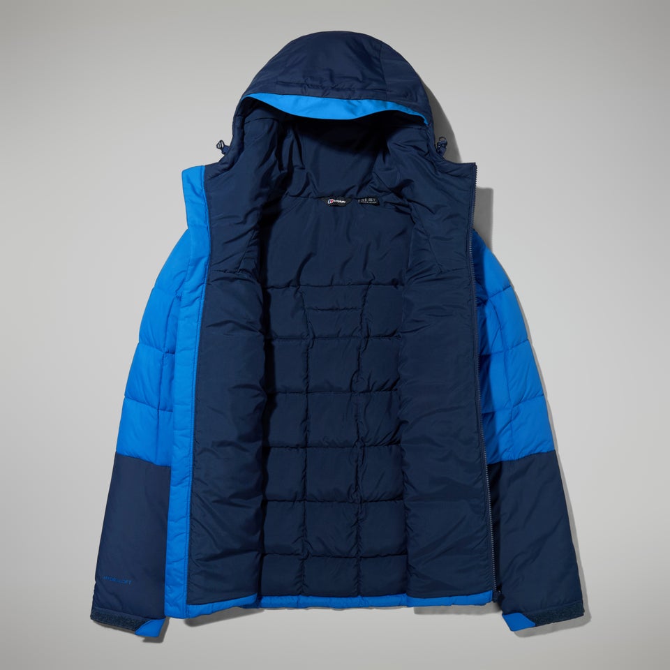 Men's Menahan Insulated Hooded Jacket - Blue/Dark Blue