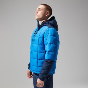Men's Menahan Insulated Hooded Jacket - Blue/Dark Blue