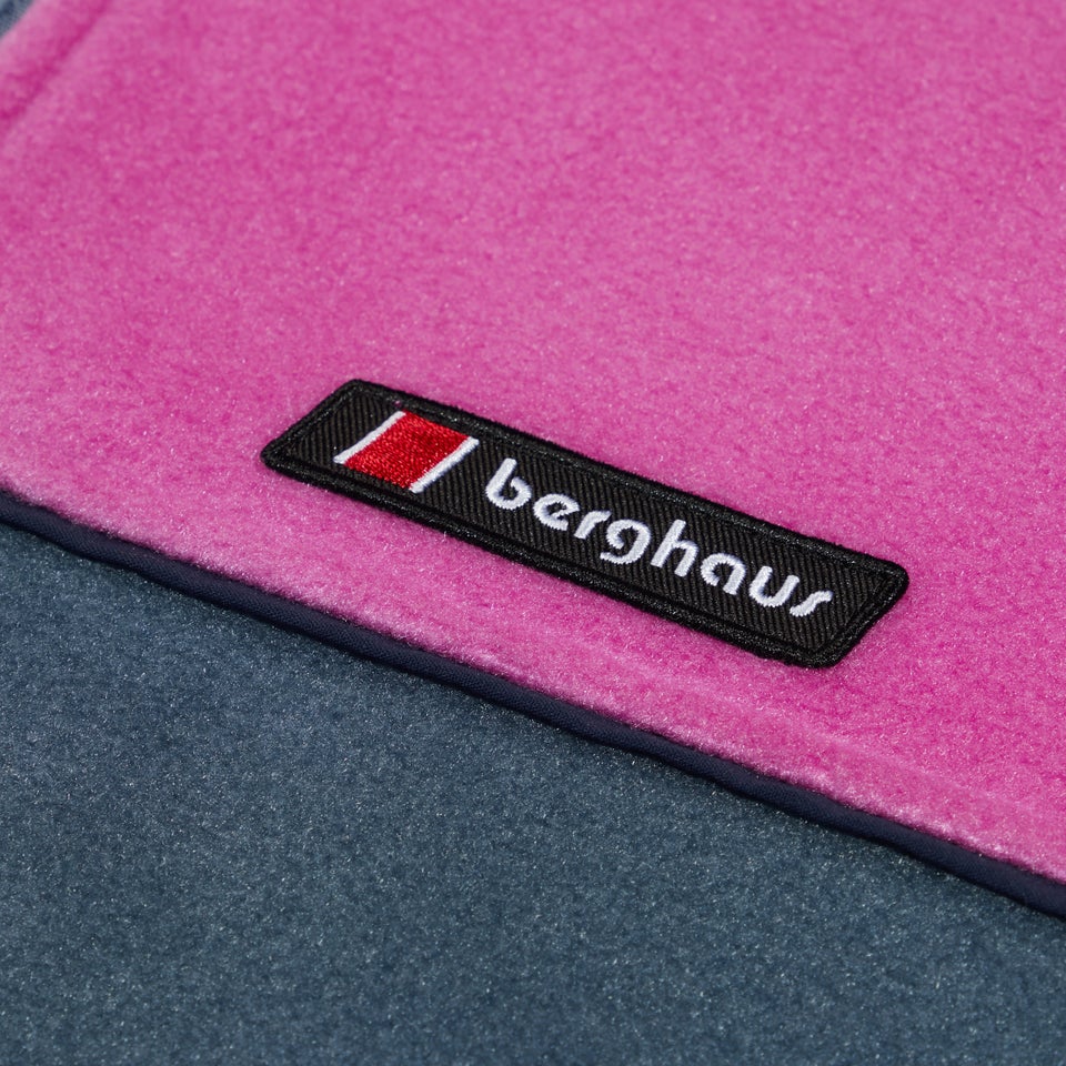 Unisex Blockback Full-zip Fleece - Dark Blue/Purple