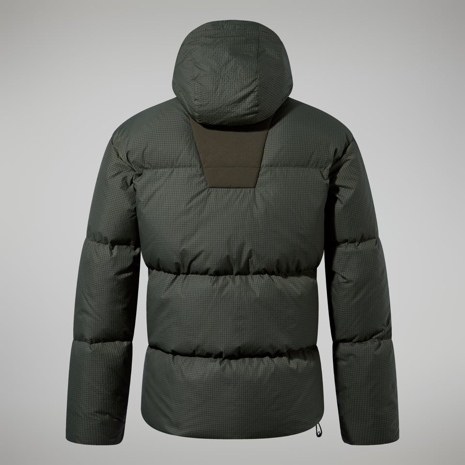 Men's Sabber Down Hooded Jacket - Dark Green