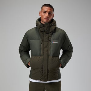 Men's Sabber Down Hooded Jacket - Dark Green