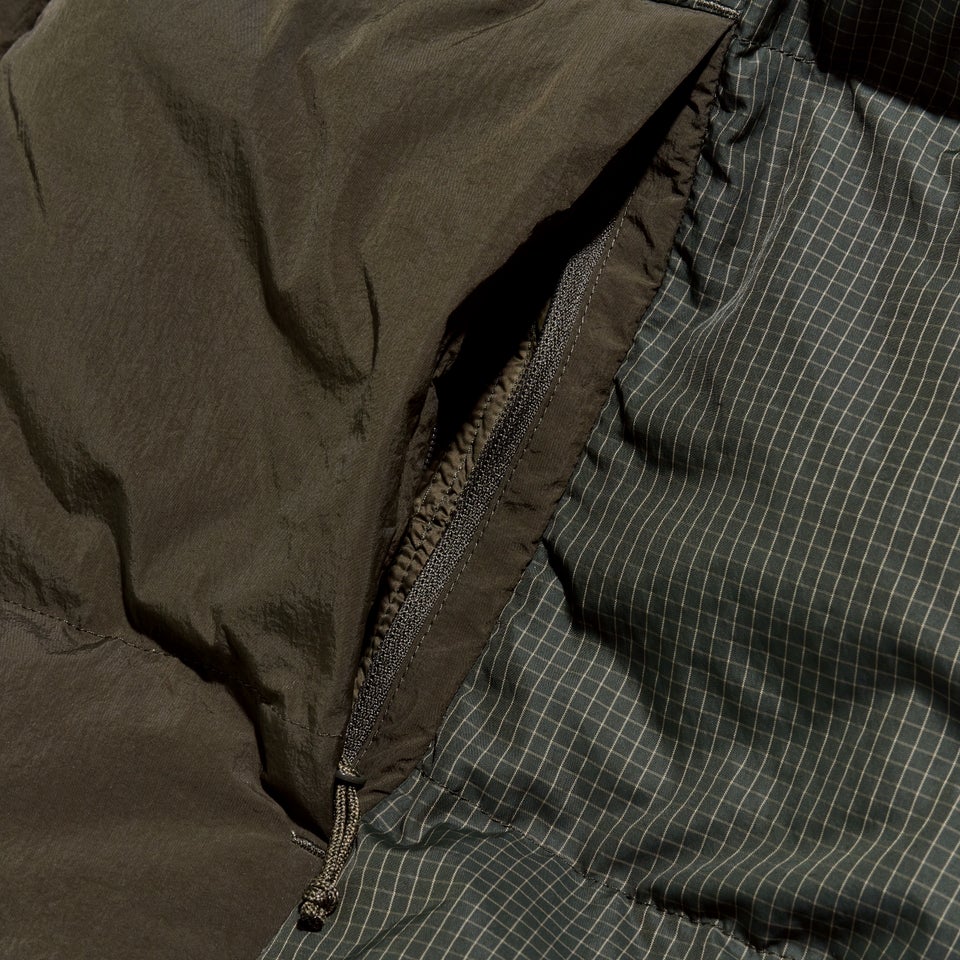 Men's Sabber Down Hooded Jacket - Dark Green