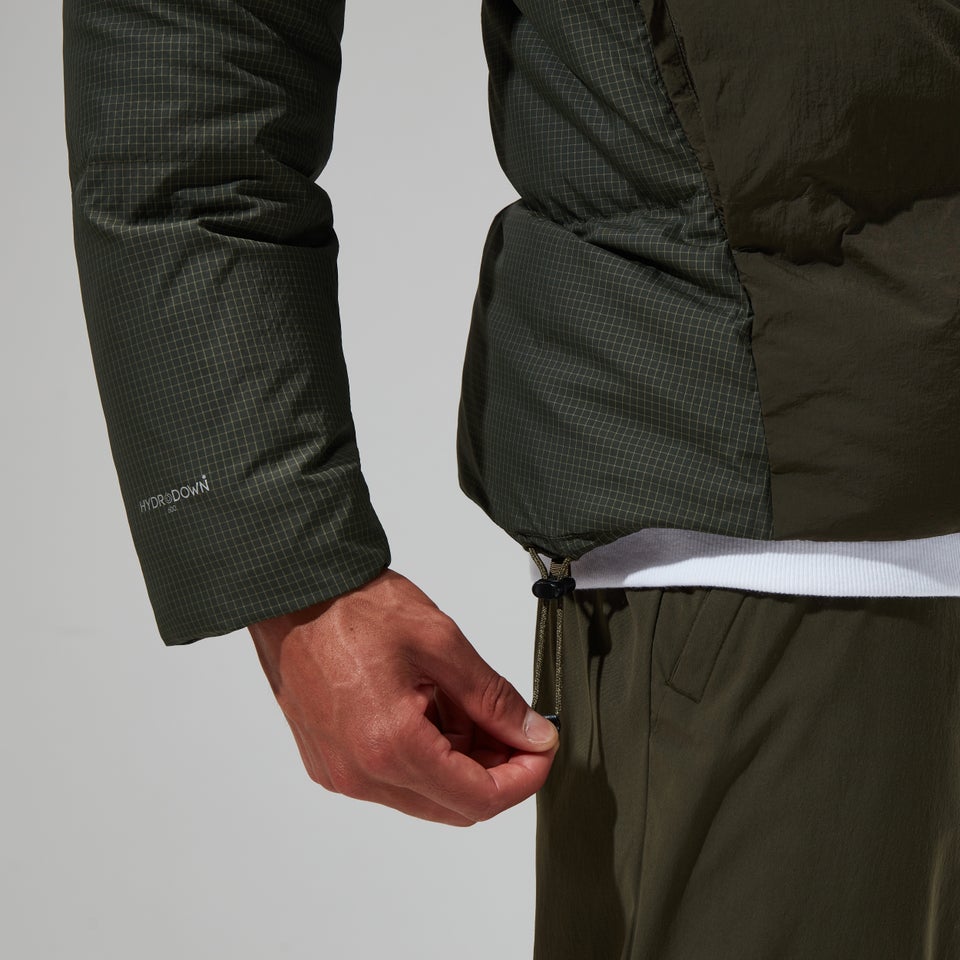 Men's Sabber Down Hooded Jacket - Dark Green