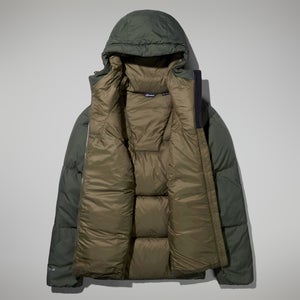 Men's Sabber Down Hooded Jacket - Dark Green