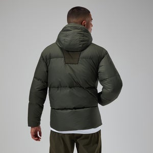 Men's Sabber Down Hooded Jacket - Dark Green