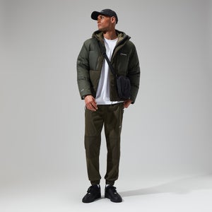 Men's Sabber Down Hooded Jacket - Dark Green