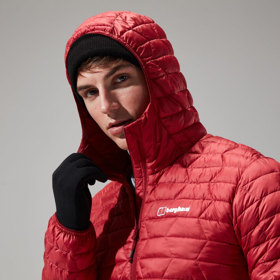 Men's Cuillin Insulated Hoody - Dark Red