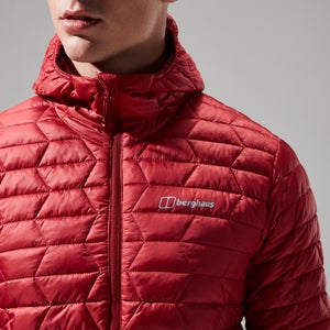 Men's Cuillin Insulated Hoody - Dark Red