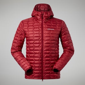 Men's Cuillin Insulated Hoody - Dark Red