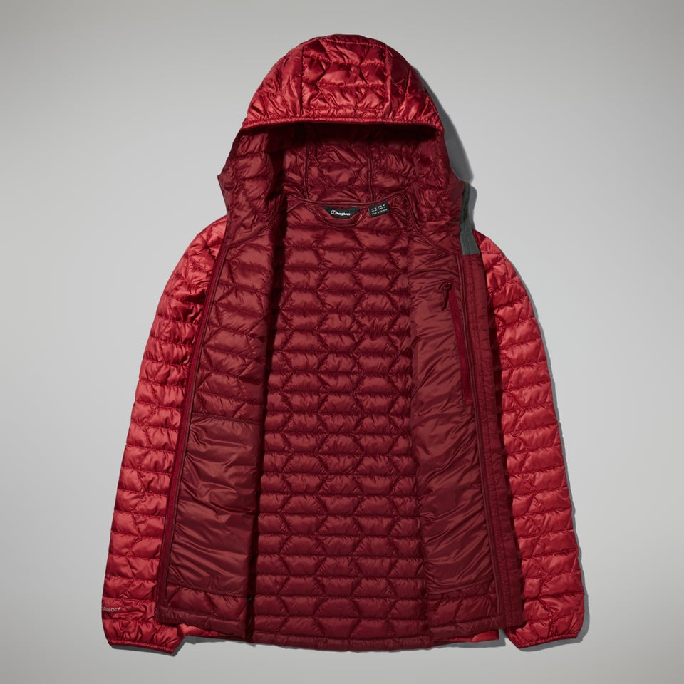Men's Cuillin Insulated Hoody - Dark Red
