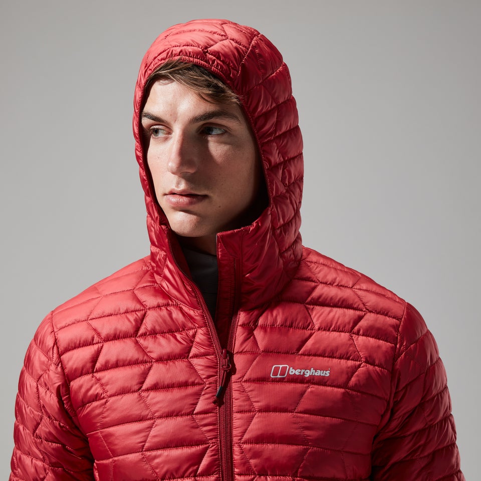 Men's Cuillin Insulated Hoody - Dark Red