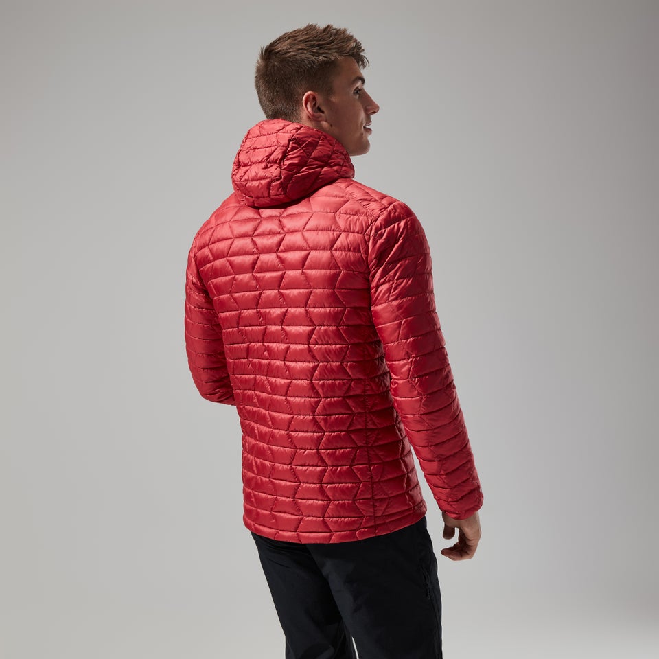 Men's Cuillin Insulated Hoody - Dark Red