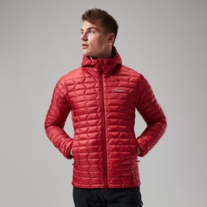 Men's Cuillin Insulated Hoody - Dark Red