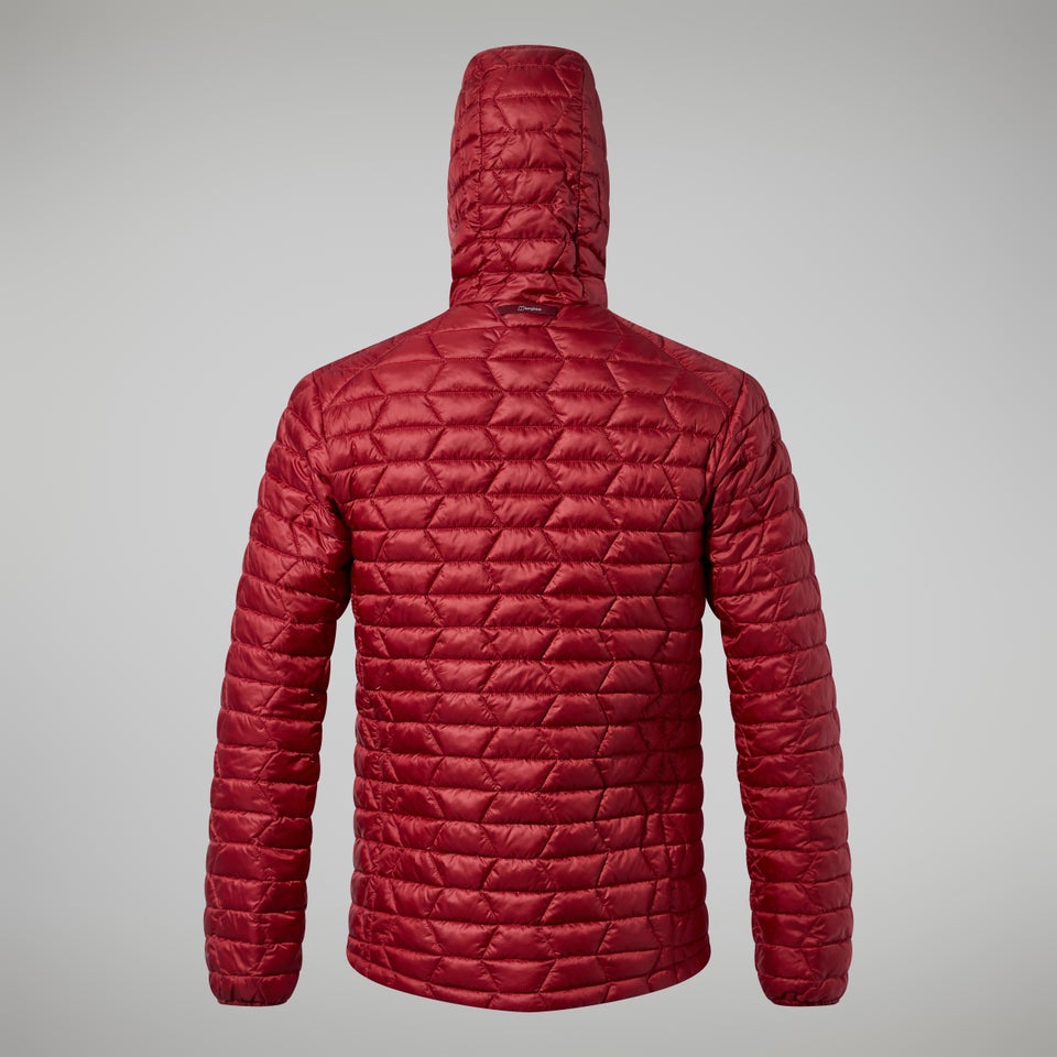 Men's Cuillin Insulated Hoody - Dark Red