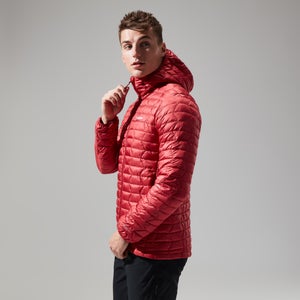 Men's Cuillin Insulated Hoody - Dark Red