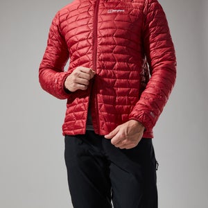Men's Cuillin Insulated Hoody - Dark Red