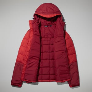 Men's Menahan Insulated Hooded Jacket - Dark Red