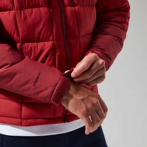 Men's Menahan Insulated Hooded Jacket - Dark Red