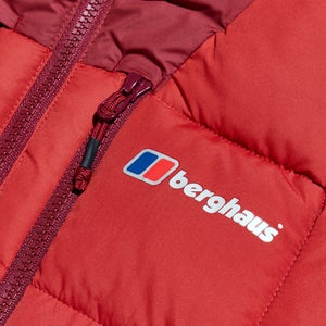 Men's Menahan Insulated Hooded Jacket - Dark Red
