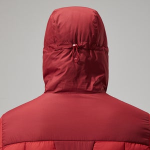 Men's Menahan Insulated Hooded Jacket - Dark Red