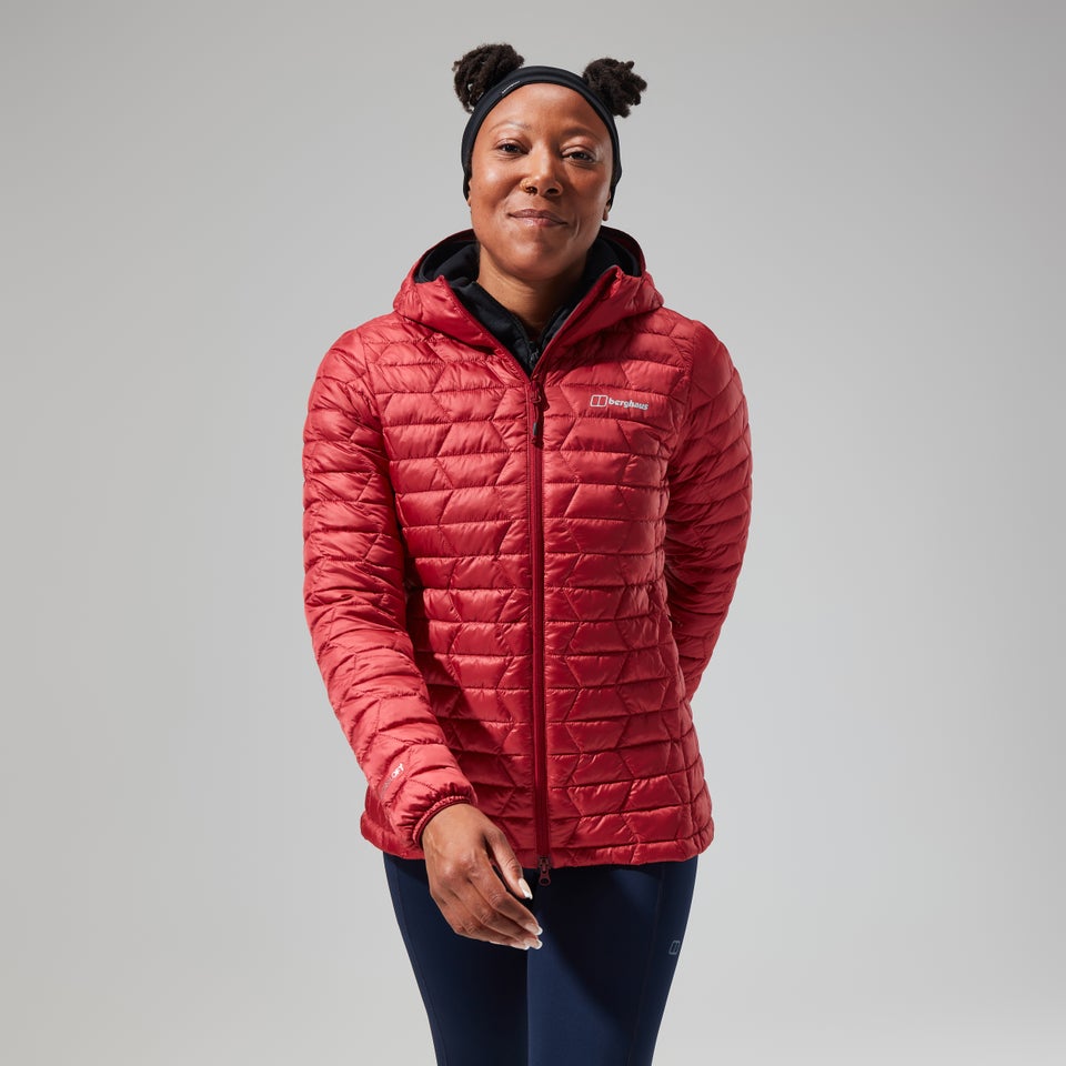 Women's Cuillin Insulated Hoody - Dark Red