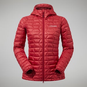 Women's Cuillin Insulated Hoody - Dark Red