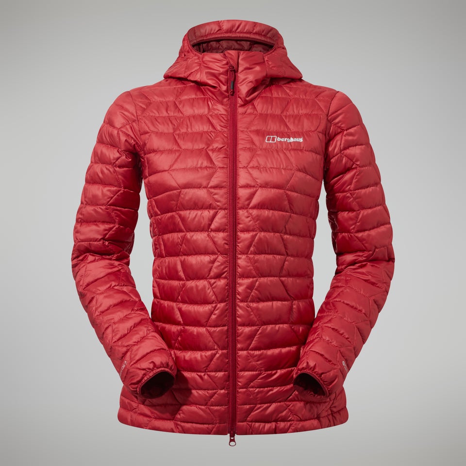 Women's Cuillin Insulated Hoody - Dark Red