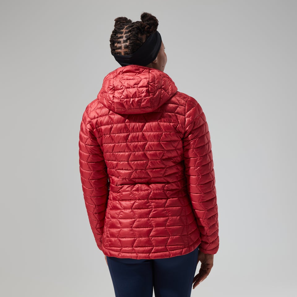 Women's Cuillin Insulated Hoody - Dark Red