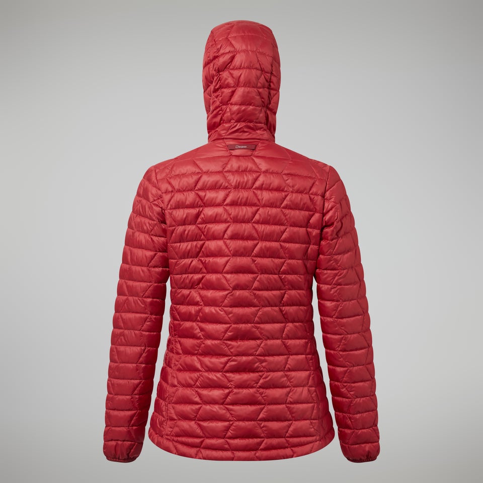 Women's Cuillin Insulated Hoody - Dark Red