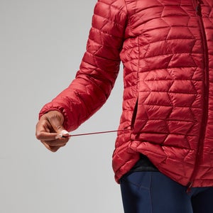 Women's Cuillin Insulated Hoody - Dark Red