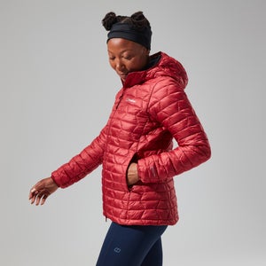 Women's Cuillin Insulated Hoody - Dark Red
