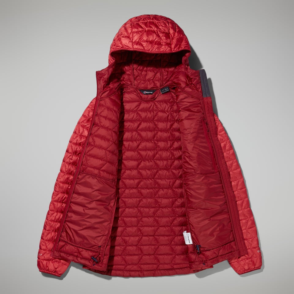 Women's Cuillin Insulated Hoody - Dark Red