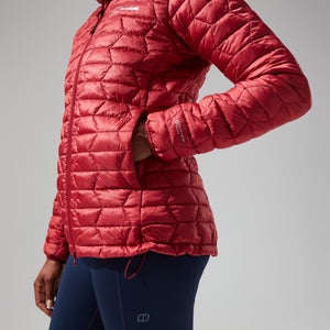 Women's Cuillin Insulated Hoody - Dark Red