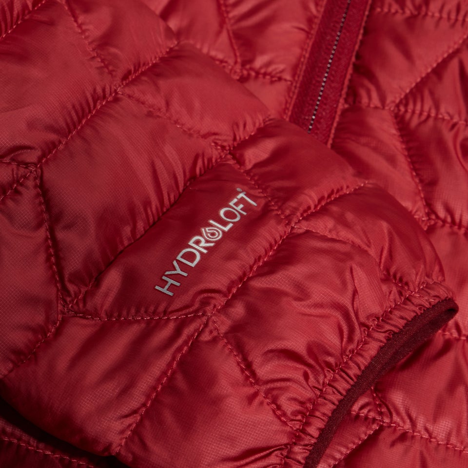 Women's Cuillin Insulated Hoody - Dark Red