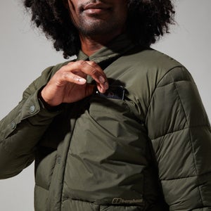 Men's Nollan Insulated Shirt Jacket - Dark Green