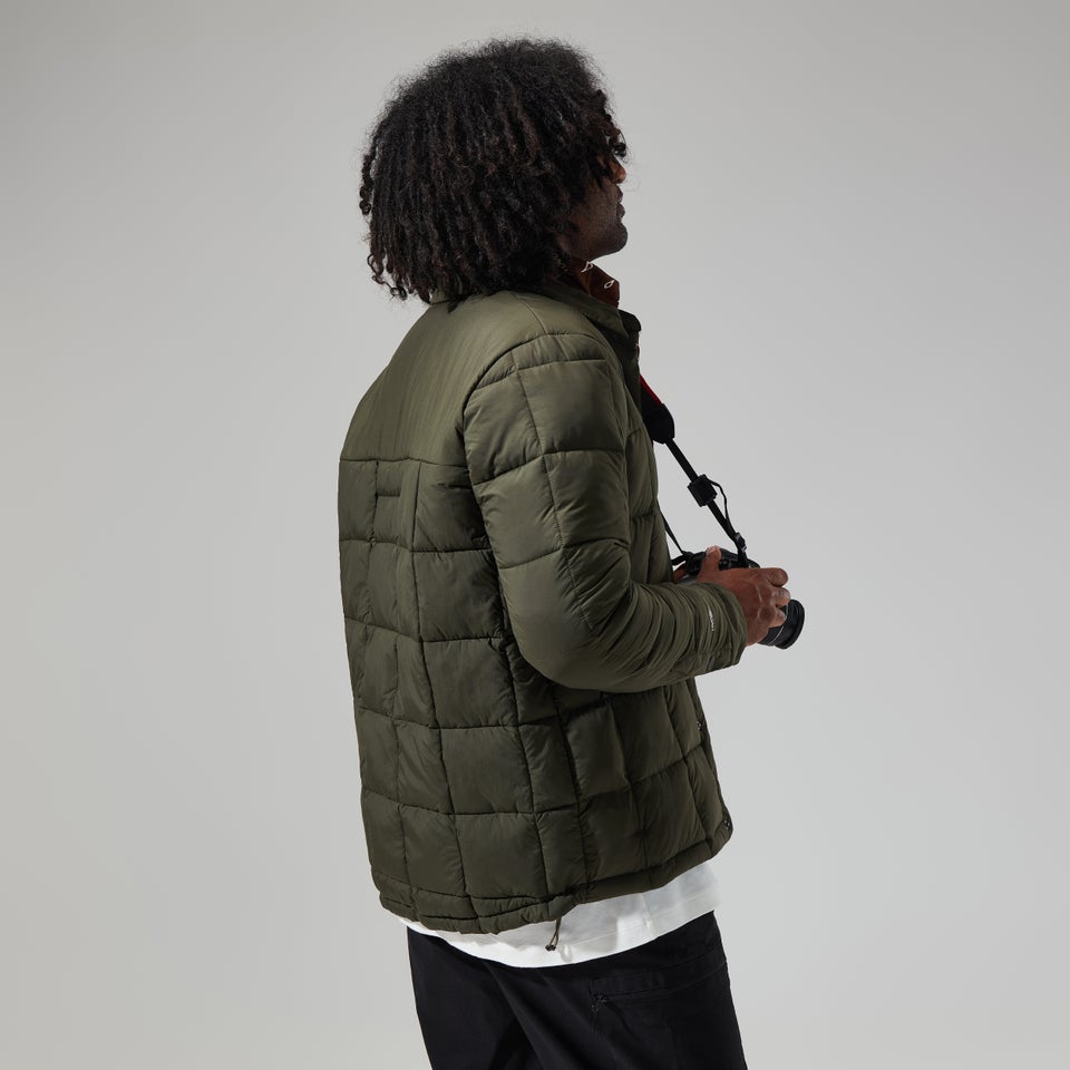 Men's Nollan Insulated Shirt Jacket - Dark Green