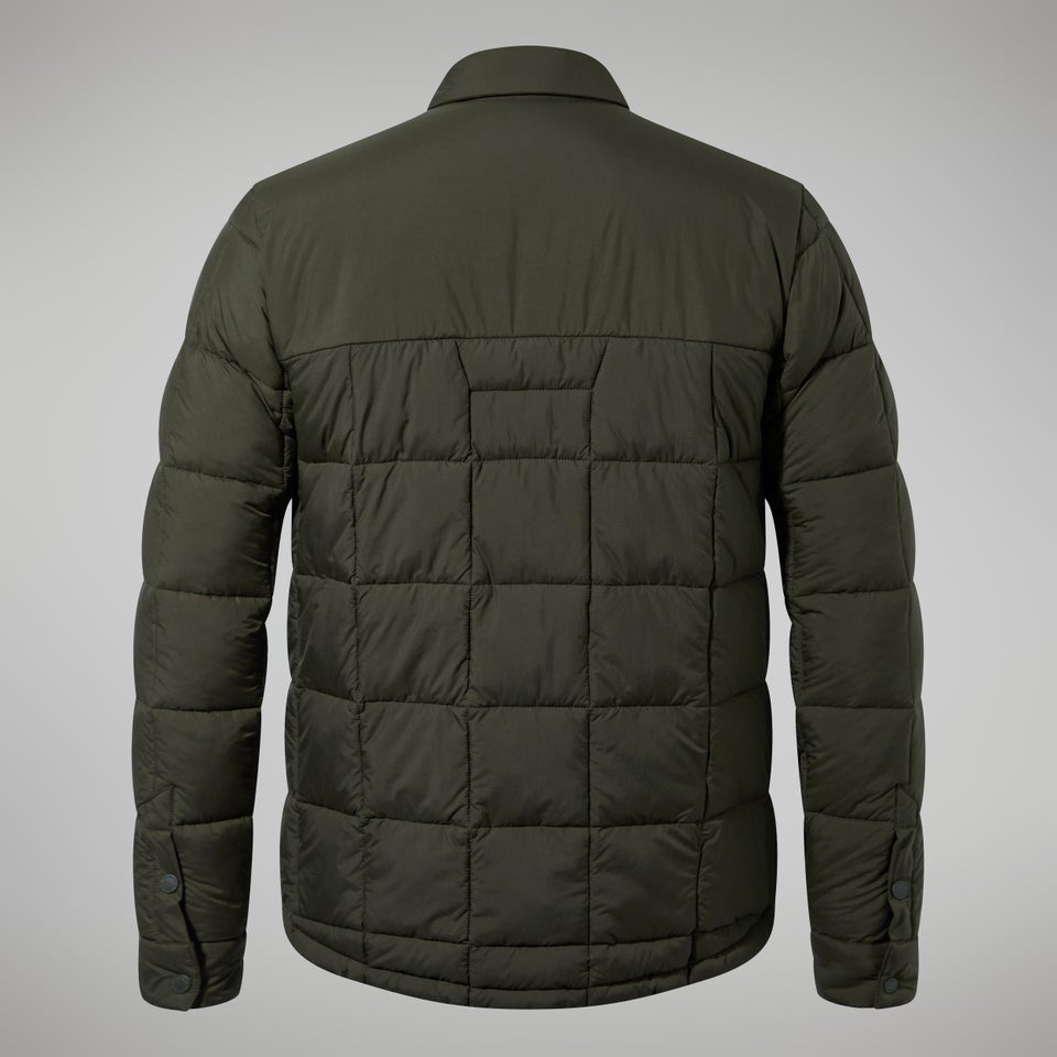 Men's Nollan Insulated Shirt Jacket - Dark Green