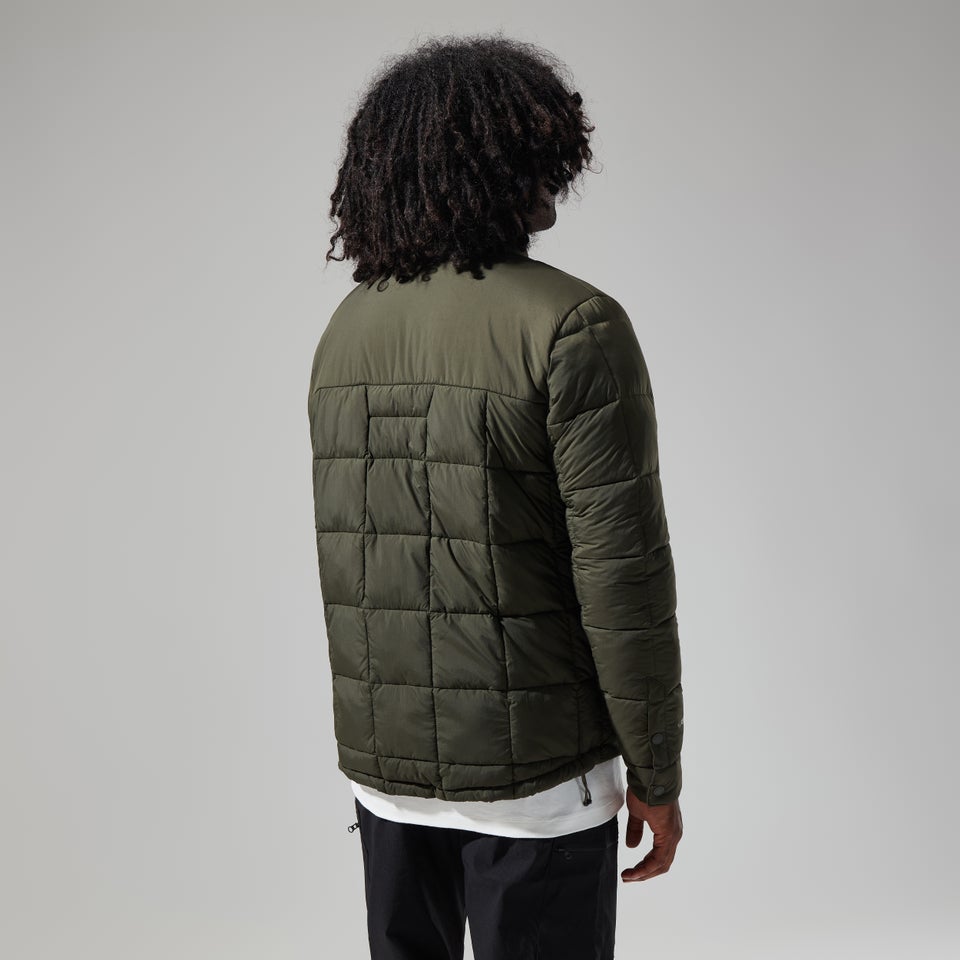 Men's Nollan Insulated Shirt Jacket - Dark Green