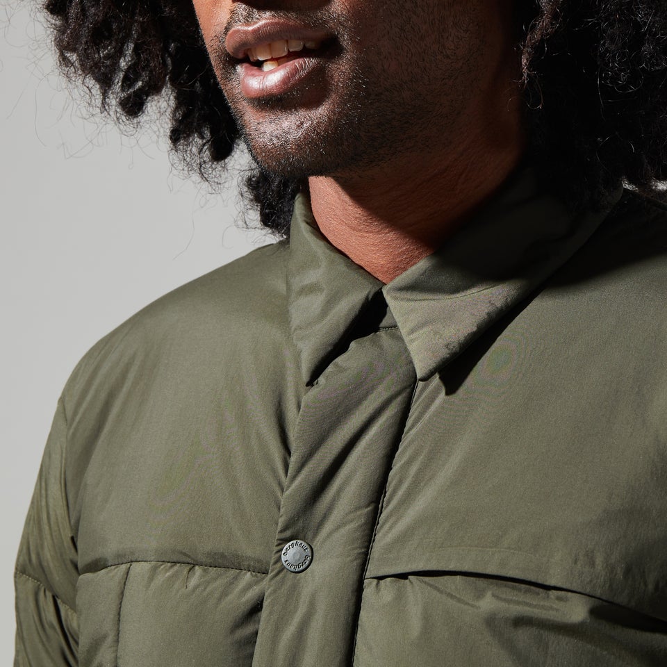 Men's Nollan Insulated Shirt Jacket - Dark Green
