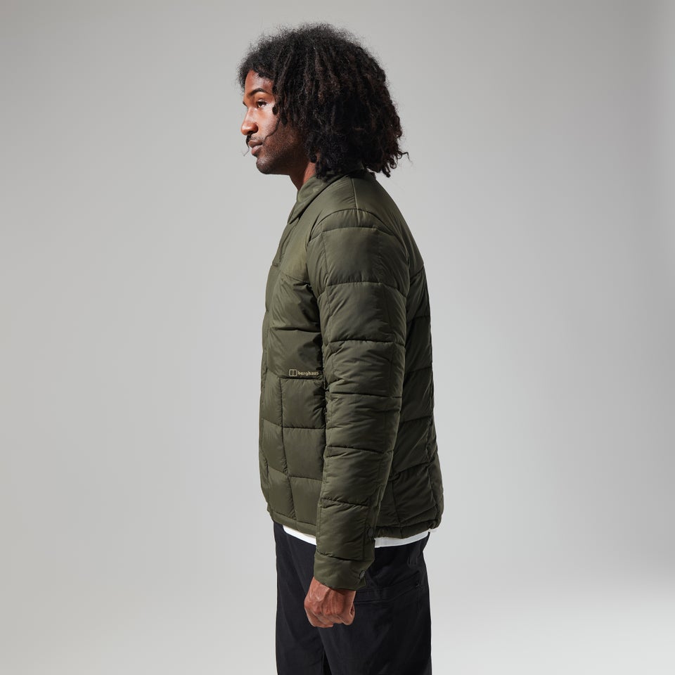 Men's Nollan Insulated Shirt Jacket - Dark Green