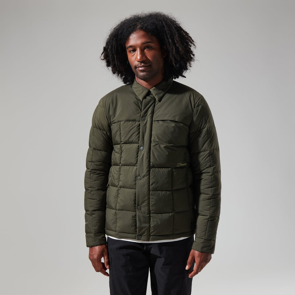 Men's Nollan Insulated Shirt Jacket - Dark Green