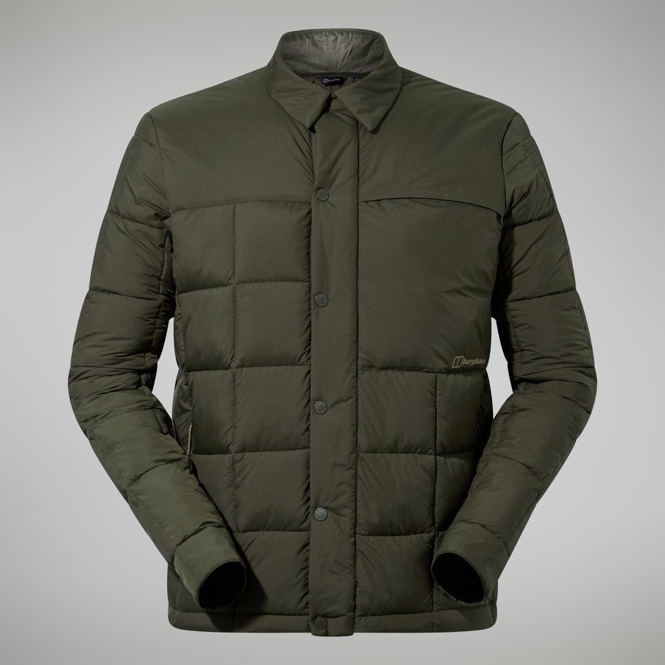 Men's Nollan Insulated Shirt Jacket - Dark Green