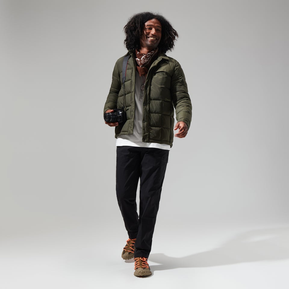 Men's Nollan Insulated Shirt Jacket - Dark Green