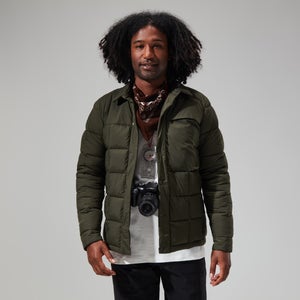 Men's Nollan Insulated Shirt Jacket - Dark Green