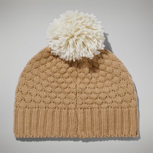 Women's EDO Bobble Beanie - Natural