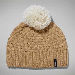 Women's EDO Bobble Beanie - Natural