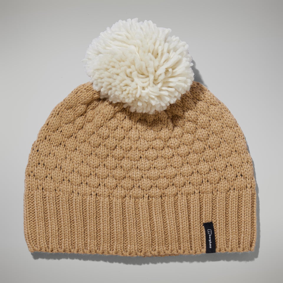 Women's EDO Bobble Beanie - Natural