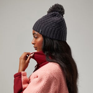 Women's EDO Bobble Beanie - Grey