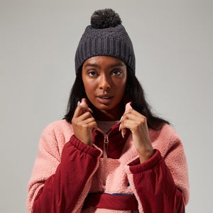 Women's EDO Bobble Beanie - Grey