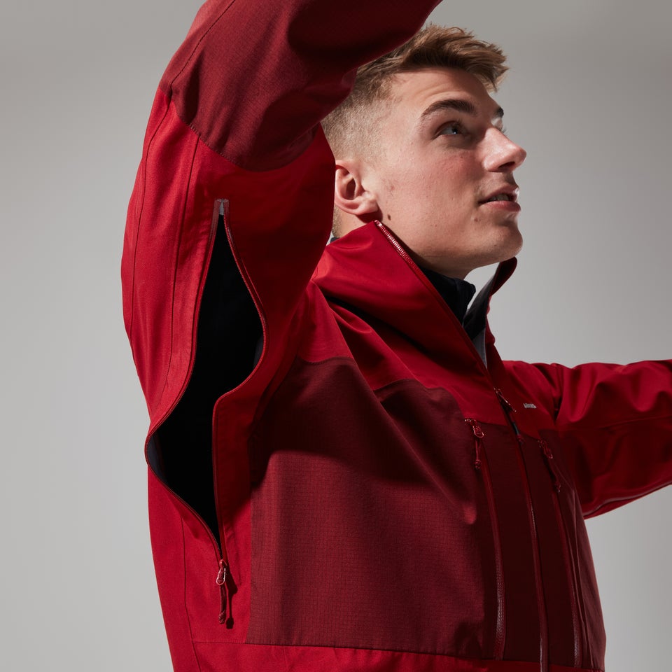 Ridgemaster Gore-Tex Jacke für Herren - Dunkelrot